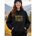 thumbnail image 4 of Success Motivational Hoodie for Men Women, Inspirational Pullover Hooded Sweatshirt, Cozy Cotton Poly Blend, Positive Casual Outfit, 4 of 5