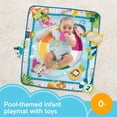 thumbnail image 7 of Fisher-Price Dive Right in Activity Mat, Baby Playmat with Toys, 7 of 7