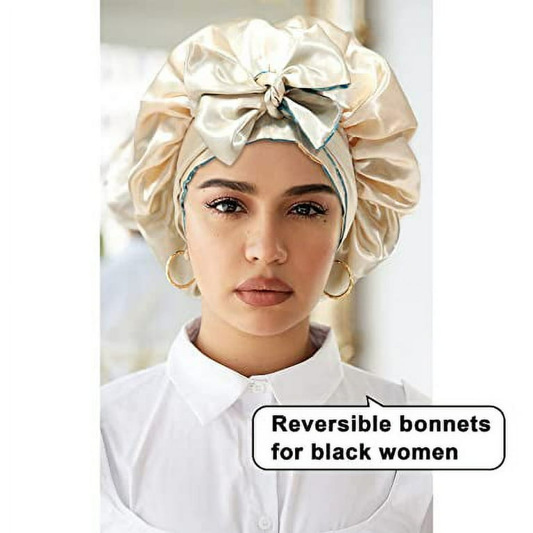 Satin Sleeping Cap Curly Hair  Satin Sleep Cap Curly Hair - New