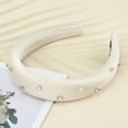 thumbnail image 6 of Unique Bargains 1 Pc Solid Rhinestone Headbands for Women Beige, 6 of 6