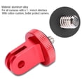 thumbnail image 1 of 1 / 4 Mini Tripod Mount Adapter Video Action Camera Accessory Aluminum Alloy Lightweight Durable Universal for Sports Cameras and Point Shoot Red Black Blue, 1 of 7