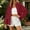 Wine, variant on FRSASU Women's Stand Collar Full Zip Sweatshirt Jacket Drawstring Peplum Hem Long Sleeve Casual Athletic Outerwear with Side Pockets Wine