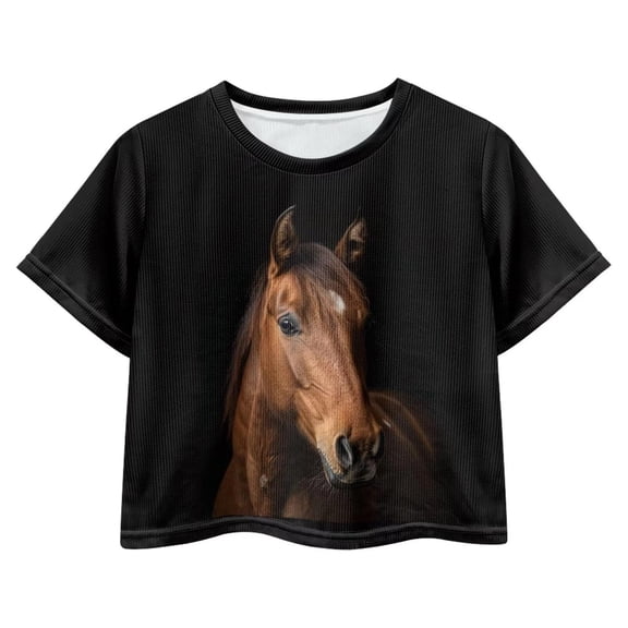 WhouRiu Girls Fashion Graphic Tees Kids Short Sleeve Crew Neck Tshirt Comfortable Cute Casual Summer T Shirts,11-12 Years