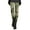 Green, variant on Women's Legging Plus Size Jumpsuit Army Green yoga pants Milk Silk Grinding S
