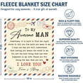 thumbnail image 2 of 50x60in Anniversary Wedding Gifts for Women - I Love You More Soft Fleece Throw Blanket - Birthday Gifts for Girlfriend Boyfriend Him Her, Wife Husband Gift Ideas, Couple Blanket, 2 of 7