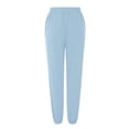 thumbnail image 5 of Clearance Sale! Women's High Waist Tapered Joggers With Pockets Lightweight Lounge Pants Elastic Waist Comfy Workout Yoga Casual Athletic Sweatpants For Women Light Blue S Size, 5 of 7