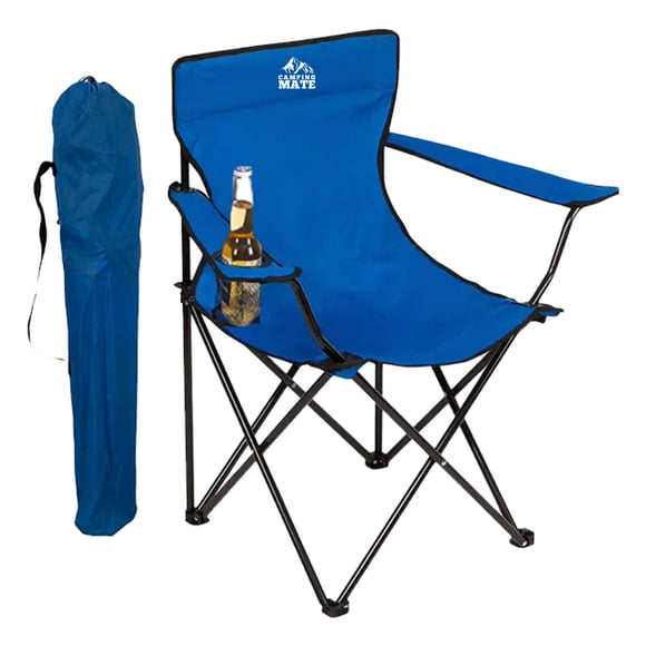 Silla Plegable CJR De Playa Campamento Exteriores Azul