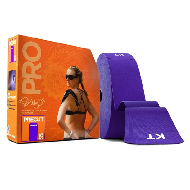 KT TAPE PRO Synthetic Elastic Kinesiology Therapeutic Tape 125 Foot/ 10