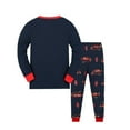 thumbnail image 3 of Bellafa Kids & Toddler Boys Pajamas 2 Piece Pjs Set 100% Cotton Sleepwear For 1-10T Boys-Fire Truck, 3 of 8