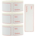 thumbnail image 1 of Miangastore Removable Food Stickers Adhesive Housewives Home Organization 3 Rolls 3.0*1.0in, 1 of 8