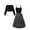 #12, variant on Pisexur Womens 1950s Vintage Dress V Neck Halter Cocktail Dresses Fashion Floral Sleeveless Midi Dresses Elegant Formal Prom Dress Flowy Tea Party Dress with Open Front Long Sleeve Cardigan Coats
