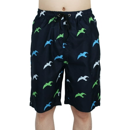 Men Water Sports Swimming Polyester Beach Swim Suit Trunk Shorts M (US