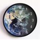 thumbnail image 1 of Reloj de pared con luz nocturna LED con sensor de control de voz para dormitorio (negro) TUNC Sencillez, 1 of 5