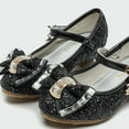 thumbnail image 4 of Girls Dress Shoes Mary Jane Wedding Party Shoes Glitter Bridesmaids Princess Heels (Toddler/Little Kid/Big Kid), 4 of 6