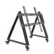 thumbnail image 2 of Soporte de TV móvil de baja altura, soporte de TV rodante con ruedas, soporte de piso, carrito para monitor 32 pulgadas a 70 pulgadas, 2 of 9