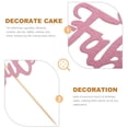 thumbnail image 3 of unbranded 3Ud De Pastel Rosa Dorado Con Purpurina Para Fiesta De 30 Aniversario, 3 of 6