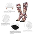 thumbnail image 6 of Vsdgher Love Heart Print Thigh High Socks Extra Long Stretchy Sock Women Over Knee High Opaque Stocking Daily Wear, 6 of 8