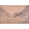 thumbnail image 2 of Jules Beldame 14x11 Gold Ornate Wood Frame and Double Matted Museum Art Print Titled - Les Buttes Chaumont (1861), 2 of 4