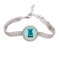 thumbnail image 1 of Doctor Stay Home Save Valor Tennis Chain Anklet Bracelet Diamond Jewelry, 1 of 3