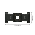 thumbnail image 2 of KAKOWELY Rear Camera Mounting Bracket 1Set Dash Cam Back Panel Plastic Sleek Design Black, 2 of 8