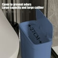 thumbnail image 6 of Bathroom Trash Can with Popup Lid, Press Lid Garbage Bin for Toilet, Office, Bedroom, and Living Room, Compact Design for Space-Saving Storage, 6 of 6