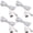 4-15Ft-White, variant on Lighting Cable 4-pack 15Ft-White UL Approved With E26 E27 Socket