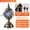 6166-D2, variant on Moroccan Portable Desk Lamp, Mosaic Glass Halloween Night Light, 3600mAh Battery-Powered Wireless Decor Lamp, Bulb Included for Bedroom Living Room Patio Halloween Party