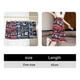 thumbnail image 4 of Elephant Pattern Shorts For Women Soft Polyester Travel Sleepwear 16.5in Length One Size Casual Comfortable Fashion, 4 of 10