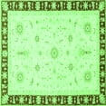 thumbnail image 1 of Ahgly Company Indoor Square Abstract Green Modern Area Rugs, 6' Square, 1 of 4