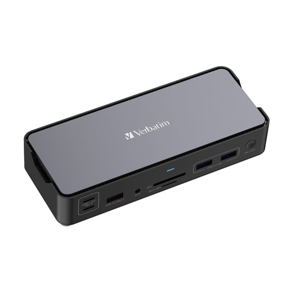 Verbatim Pro - station d'Accueil - USB-C - 2 x HDMI, DP - 1GbE - 100 Watts