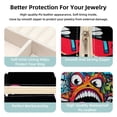 thumbnail image 3 of Graffiti Travel Portable Square Jewelry Box with Necklace Organizer, Earring Organizer, and Display Case - Ideal for Rings, Earrings, Necklaces, Bracelets, and More - Suitable for Girls and Women, 3 of 6