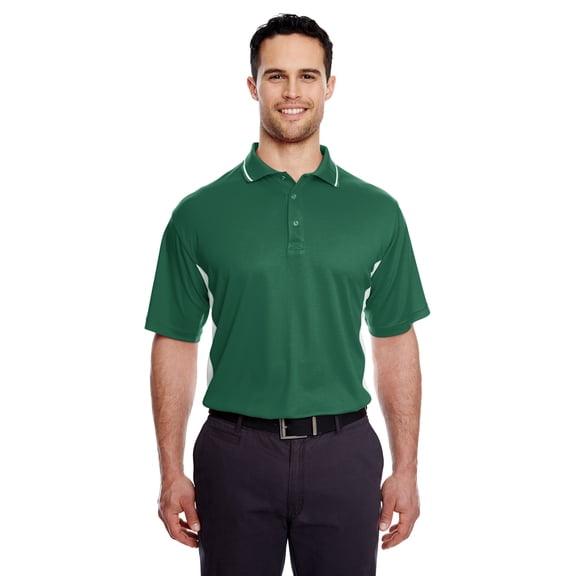 UltraClub Men's Cool & Dry Sport 2-Tone Polo Shirt, Style 8406