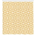 thumbnail image 3 of Ambesonne Geometry Shower Curtain, Moroccan Effects, 69"Wx84"L, Earth Yellow, 3 of 3