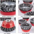thumbnail image 5 of Weed Brush Head Brush Cutter Universal Steel Wire Weed Tray Landscaping Trimming Irrigation Machine Accessories (4 Inch), 5 of 5