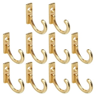 10Pcs DIY Natural Wooden Coat Hooks Wall Mounted Vintage Organizer Hangers