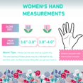 thumbnail image 2 of Guantes de jardinería JUMPHIGH para mujer con estampado floral, 4 pares, tamaño mediano, 2 of 7