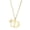 Gold D, variant on Women Stainless Steel Personalized Hip Hop Custom Name Laterally Hollow Flower Pattern Carved Initial 26 Alphabet Capital Letter Necklace D