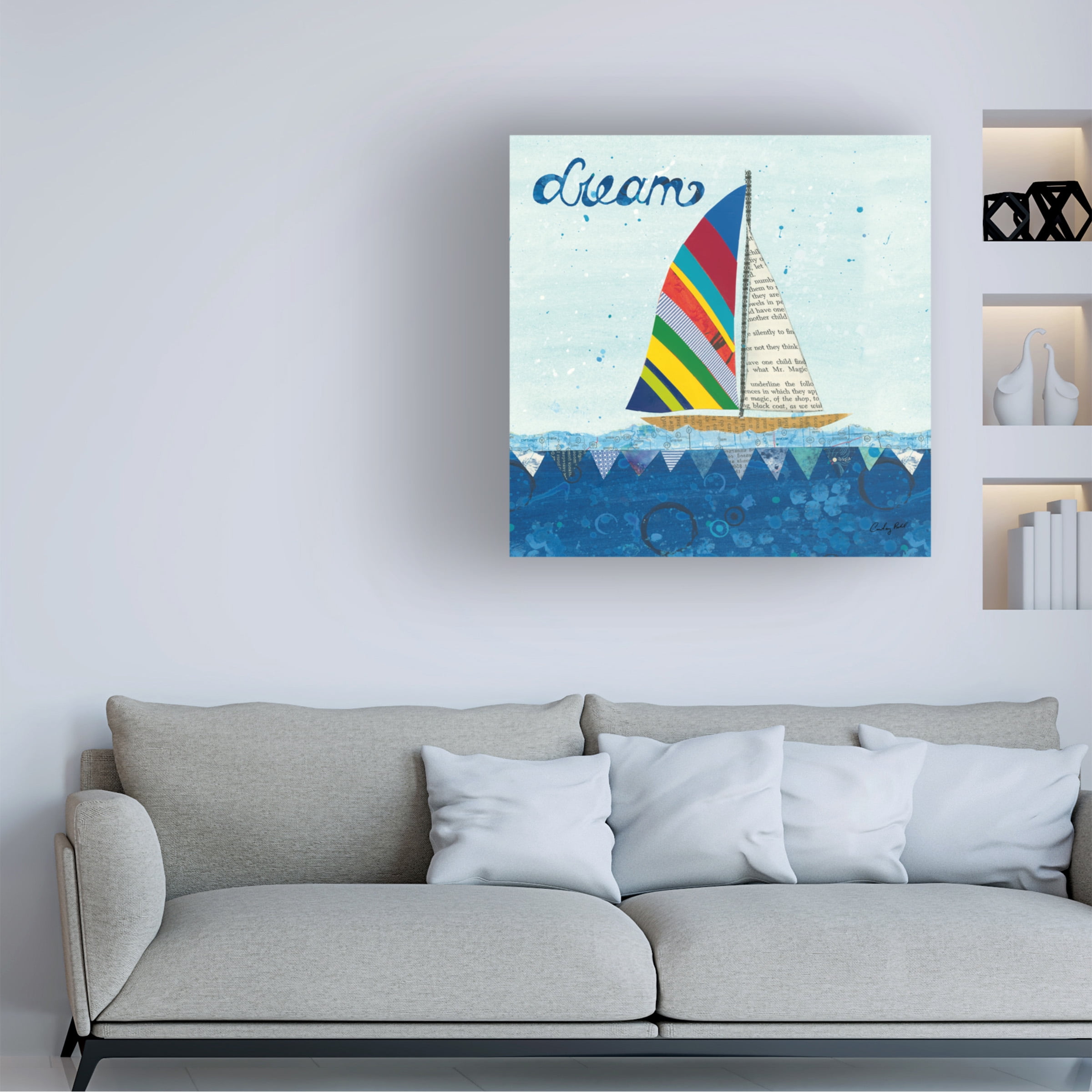 Trademark Fine Art 'Rainbow Spinnakers II' Canvas Art by Courtney Prahl