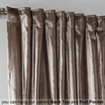 thumbnail image 5 of 3S Brother's Rice Extra Long Shiny Velvet Curtains Luxury Colors Light Blocking Hang Back Tab & Rod Pocket 1 Panel Curtain 5-30 Ft Home Décor Custom Made Drapes -Made in Turkey(52"W X 108"L), 5 of 6