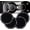 Black, variant on Chasenew Bling Car Cup Coaster, 2.75 Inch Anti Slip Shockproof Embedded Drink Mat, Dustproof Automotive Interior Accessories Mat, Universal for Vehicles, Trucks, RVs and More (Black 4 PCS)