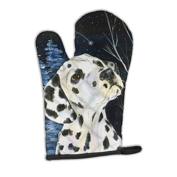 Carolines Treasures SS8370OVMT Starry Night Dalmatian Oven Mitt Large multicolor