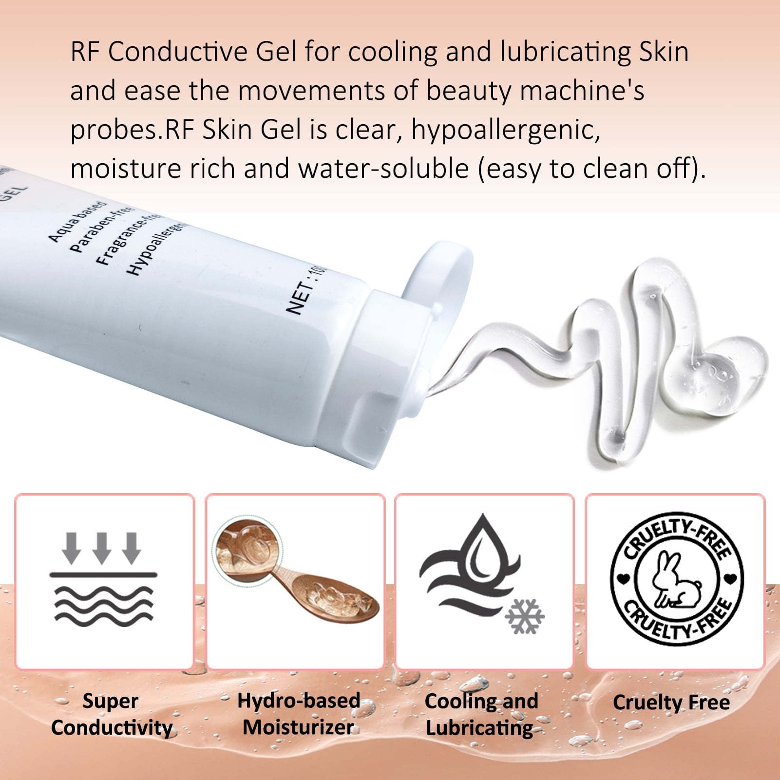 Global Care Market Skin Cooling and Conductive Hypoallergenic Gel