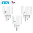 thumbnail image 1 of Enchufe inteligente Aubess Tuya Wifi, EU 16A Alexa/Alice Voice Remote Timer Plug, Smart Home a través de Smart Life Monitoreo de energía en tiempo real Tan Jianjun unisex, 1 of 2