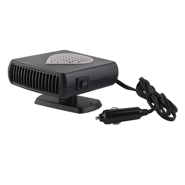 Fan auto eléctrica del calentador del vehículo del coche, instalación rápida BlackGray 12V Purificar Baoblaze Calentador de coche