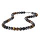 thumbnail image 1 of Men's Beaded Necklace, Triple Protection Crystal Necklace for Men, 1 of 5