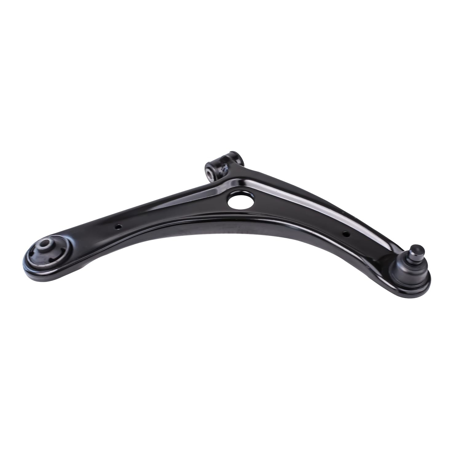 Detroit Axle - 2pc Front Lower Control Arms for 2007-2017 Jeep Patriot Compass Dodge Caliber, 2008 2009 2010 2011 2012 2013 2014 2015 2016 Lower Control Arms & Ball Joints Pair Set Assembly