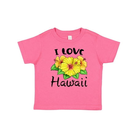 

Inktastic I Love Hawaii Hibiscus Flowers Gift Baby Boy or Baby Girl T-Shirt