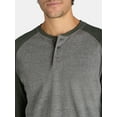 thumbnail image 4 of Burnside Men's Knit Henley Shirt with Long Sleeves, Sizes S-2XL, 4 of 5