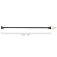 thumbnail image 4 of Utopia Alley Adjustable 72-In Shower Curtain Tension Rod - Rust-Proof Aluminum with Rubber End Cap, No Drill Installation - Extendable & Retractable, Wall-to-Wall - Easy to Hang, Oil Rubbed Bronze, 4 of 10