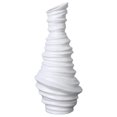 thumbnail image 1 of Jarrón nórdico de cerámica, jarrón de hilo, soporte para estudio, decoración de mesa artesanal, adorno Blanco L, 1 of 8
